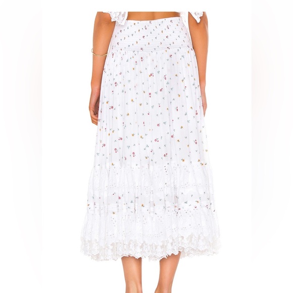 Revolve Place Nationale L'Etage Floral Print Maxi Skirt size 1 small - Picture 4 of 5